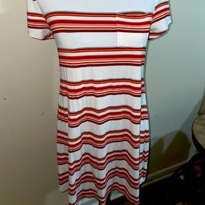 Striped T-shirt dress